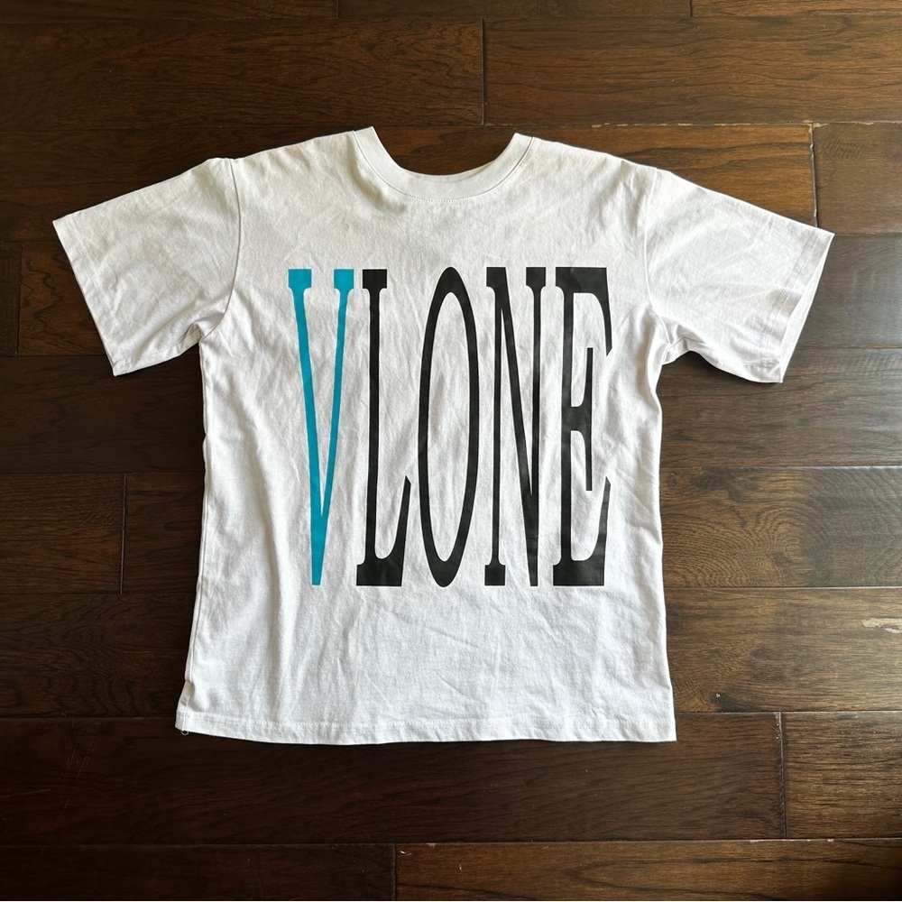 White/Blue VLONE Tee Size Small Men​